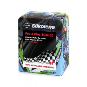 Silkolene Pro 4 Plus Fully Synthetic 10W/50 Engine Oil - 4 Litres